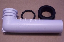 Ideal White Flush Pipe 6301