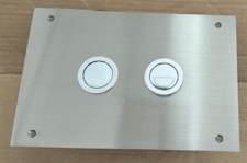 Metal pneumatic plate